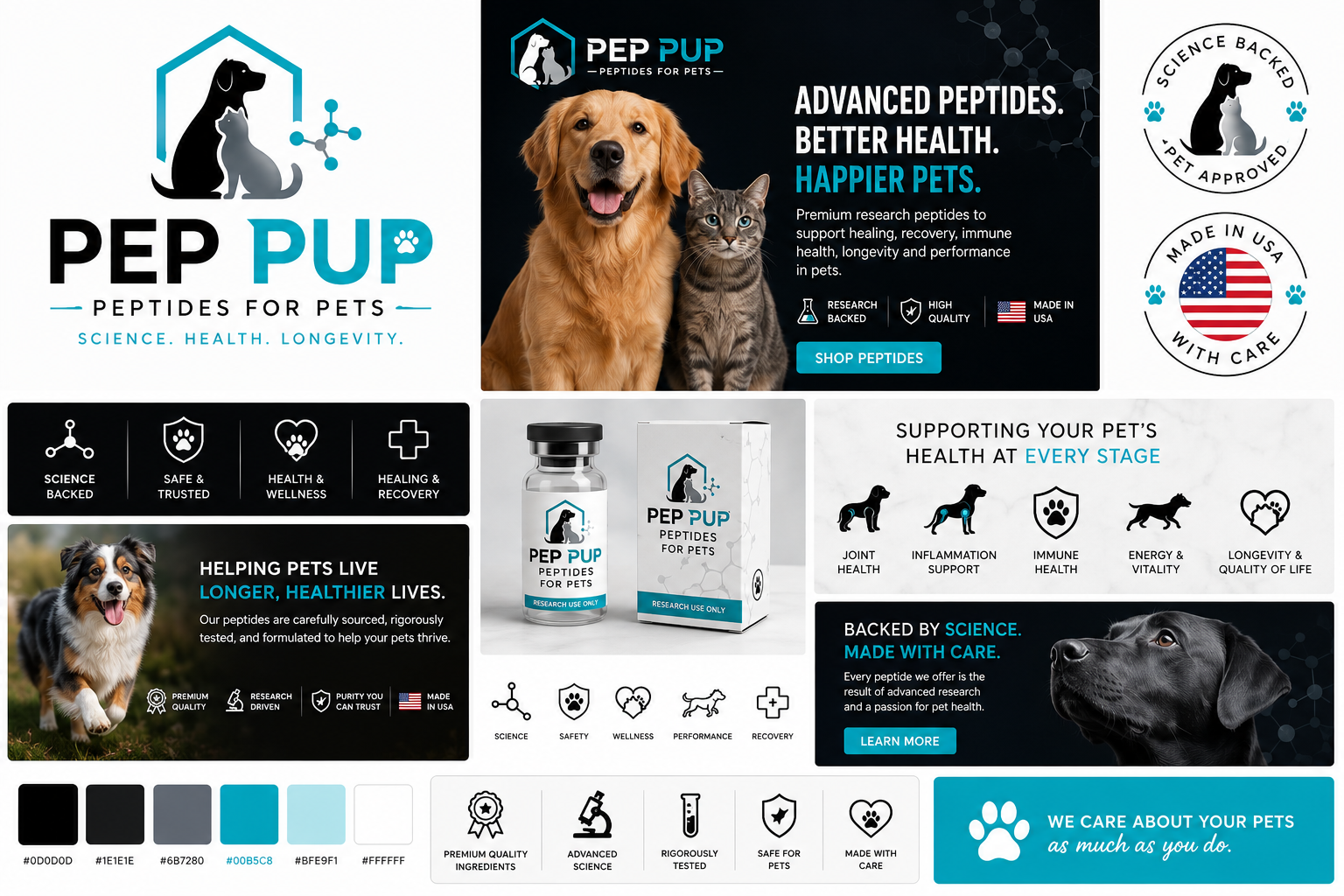 Full body support large and small breed